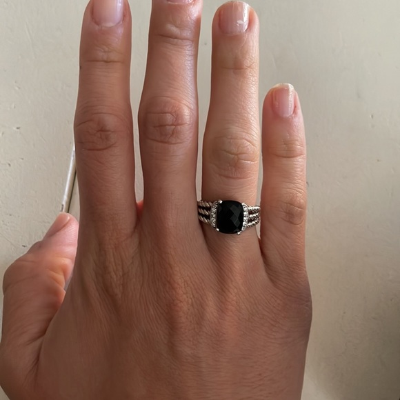 David Yurman Jewelry - David Yurman Wheaton Petite Ring with Diamonds